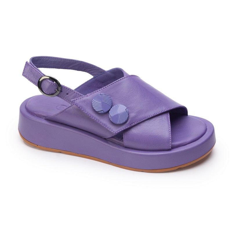 222412-lilac Сандалии жен.кожа-кожа лаванда
